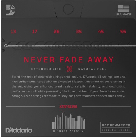 D'Addario XTAPB1356 Medium 13-56