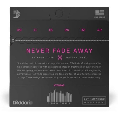 D'Addario XTE0942 Super Light 09-42