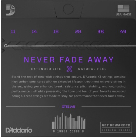 D'Addario XTE1149 Medium 11-49