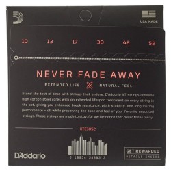 D'Addario XTE1052 Light Top Heavy Bottom 10-52