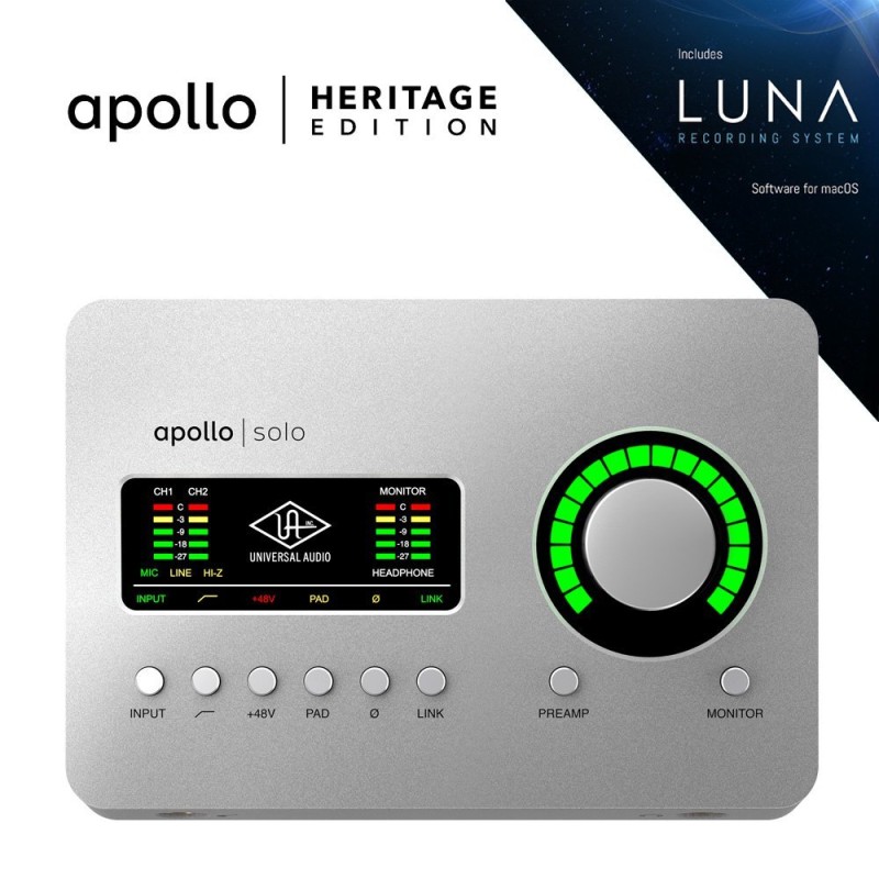 Universal Audio Apollo Solo TB3 | Heritage Edition