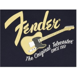 Fender Telecaster Men's Tee Navy/Blonde L