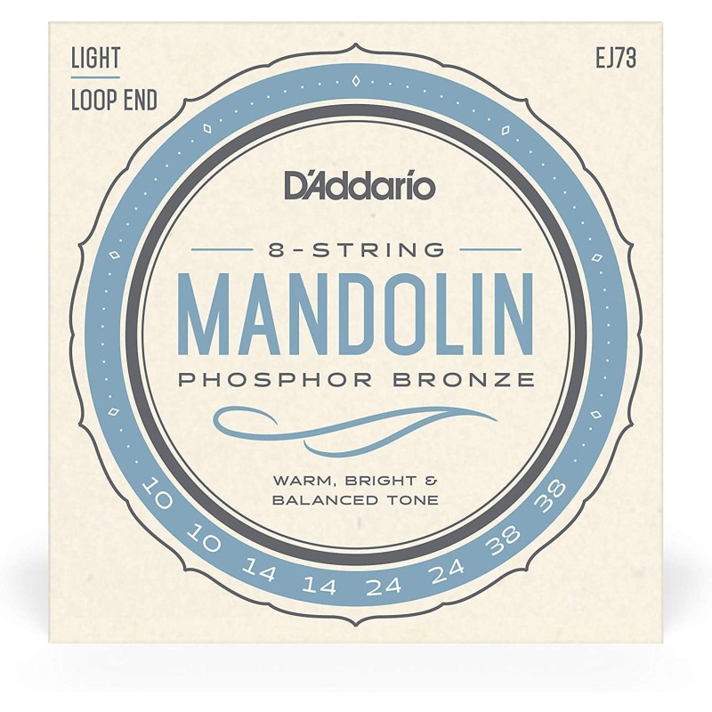 D'Addario EJ73 Mandolin Light