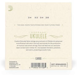 D'Addario EJ65S Soprano Ukulele