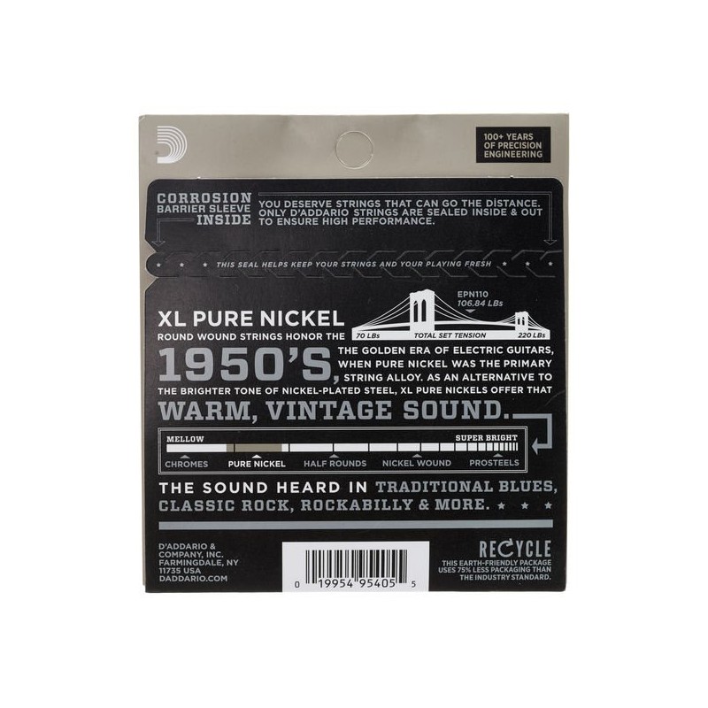 D'Addario EPN110 Regular Light 10-45