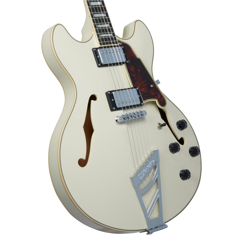 D'Angelico Premier DC Stairstep Tailpiece Champagne