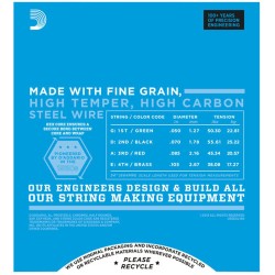 D'Addario EXL190 Custom Light 40-100