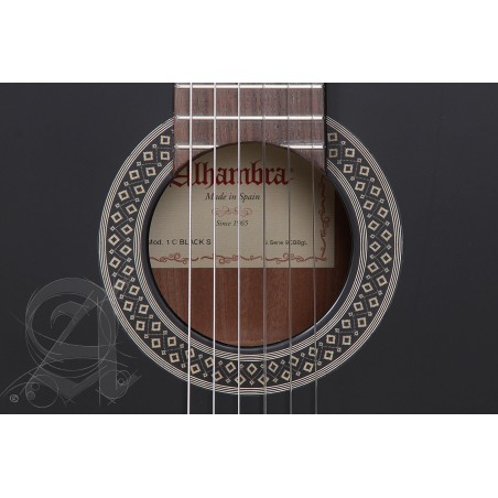 Alhambra 1C Black Satin