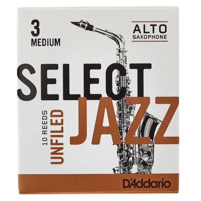 D'Addario RRS10ASX3M Select Jazz Unfiled Alto 3M