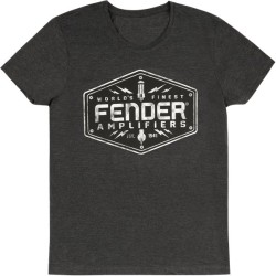 Fender Amplifiers Logo T-Shirt Dark Grey L