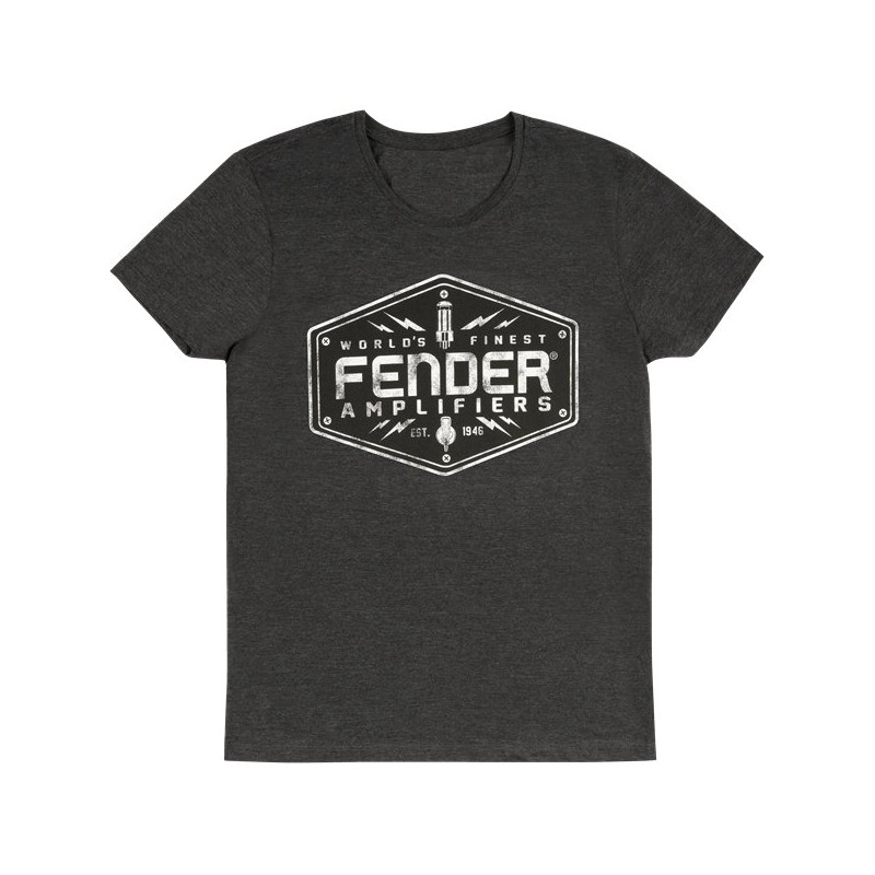 Fender Amplifiers Logo T-Shirt Dark Grey L