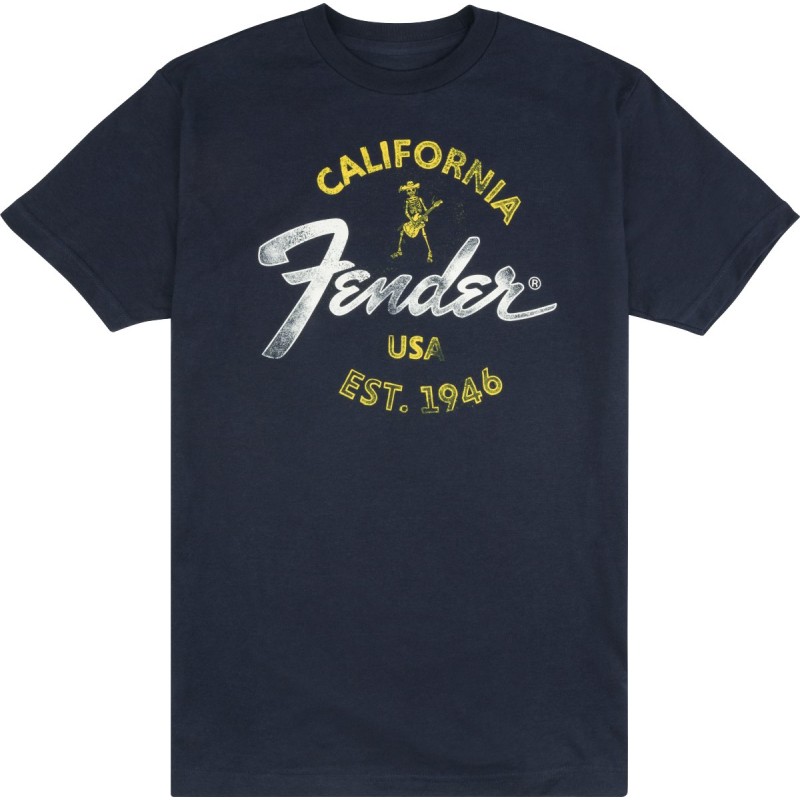 Fender Baja T-Shirt Blue M