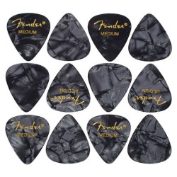 Fender 351 Black Moto Picks Medium