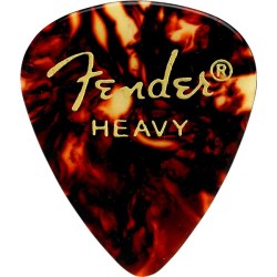 Fender 351 Tortoise Shell Picks Heavy