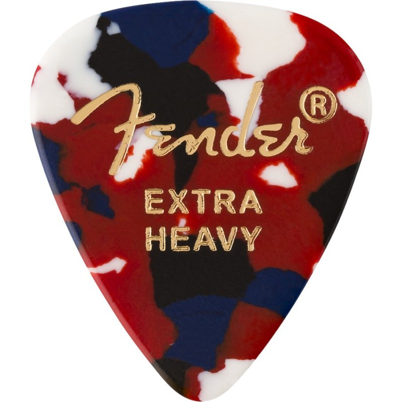 Fender 351 Confetti Picks Extra Heavy