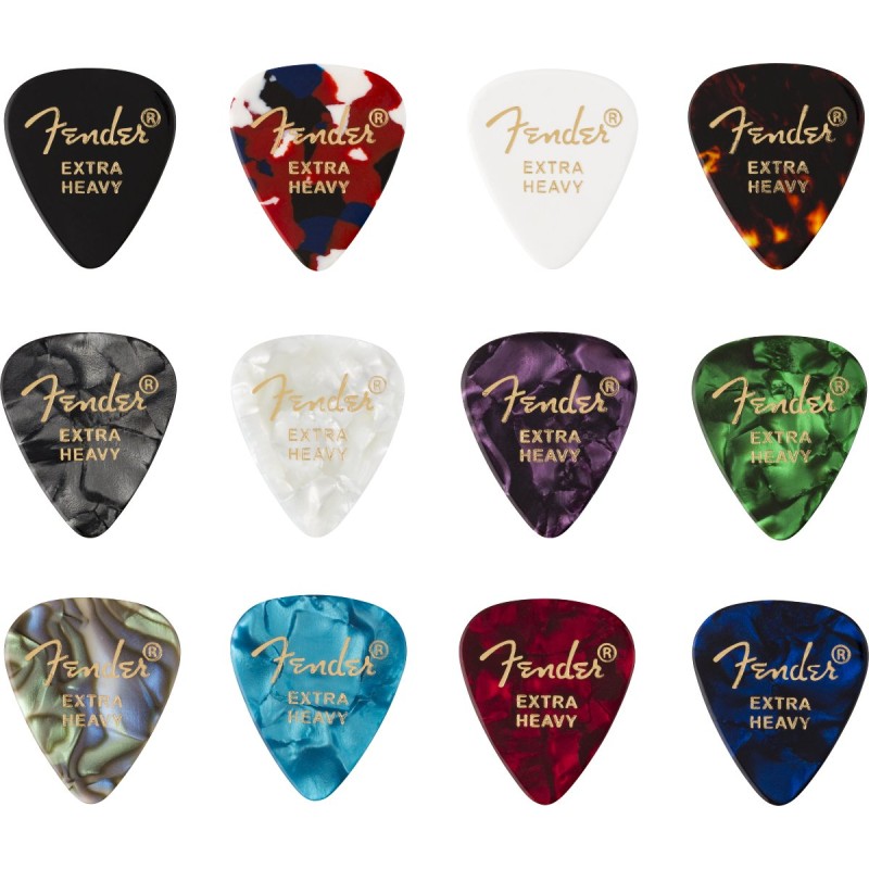 Fender 351 Medley Picks Extra Heavy