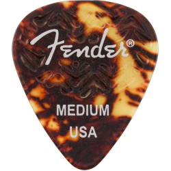 Fender 351 Grip Tortoise Shell Picks Medium