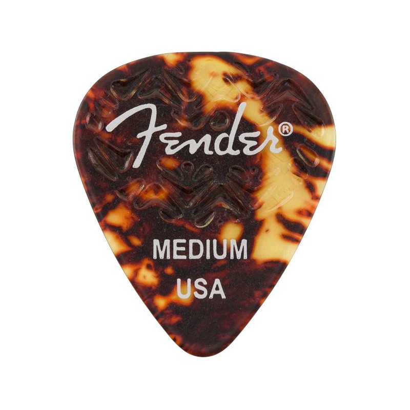 Fender 351 Grip Tortoise Shell Picks Medium