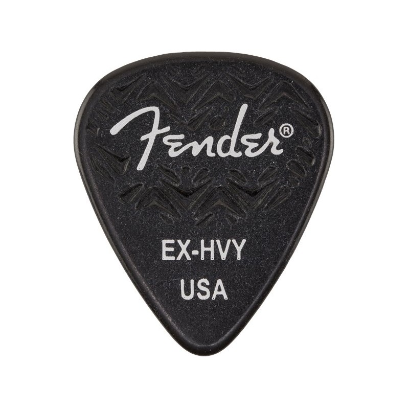 Fender 351 Grip Black Picks Extra Heavy