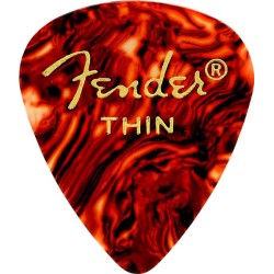 Fender 351 Tortoise Shell Picks Thin