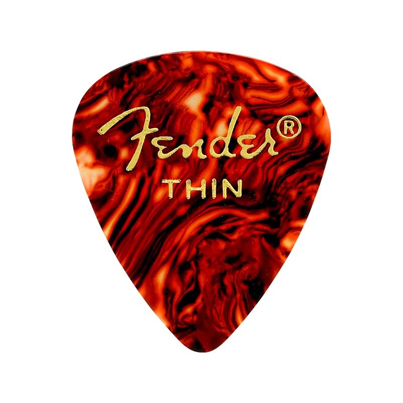 Fender 351 Tortoise Shell Picks Thin