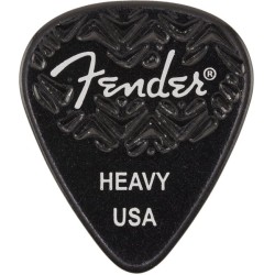 Fender 351 Grip Black Picks Heavy