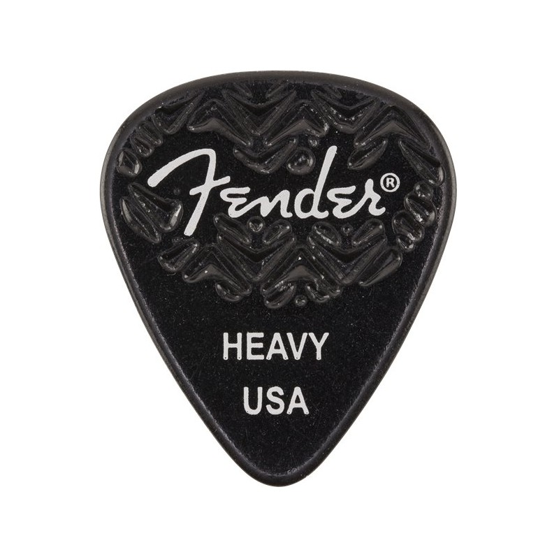 Fender 351 Grip Black Picks Heavy