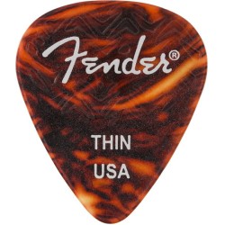 Fender Grip Tortoise Shell Picks Thin