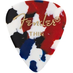 Fender 351 Confetti Picks Thin