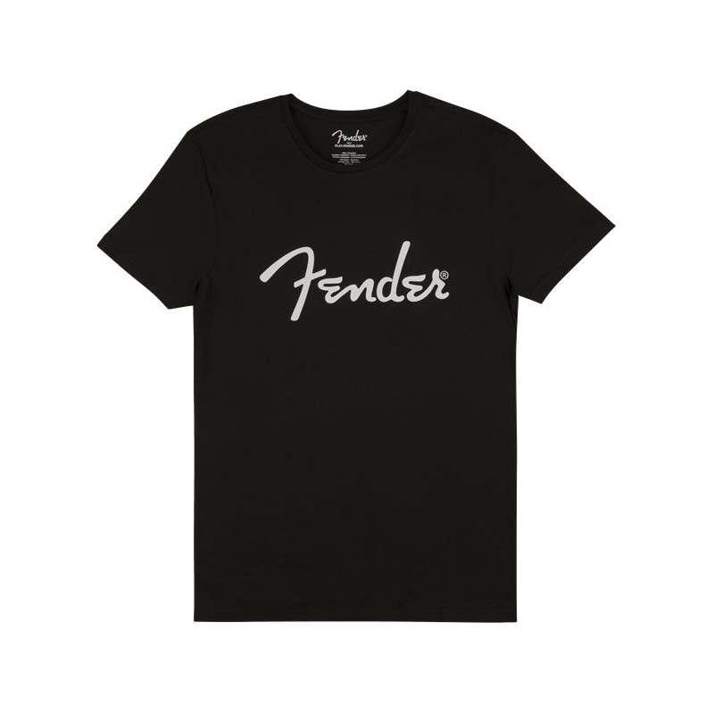 Fender Spaghetti Logo Men's Tee Black Extra Large