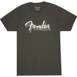 Fender Reflective Ink T-Shirt Charcoal XL