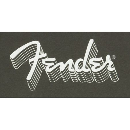 Fender Reflective Ink T-Shirt Charcoal M