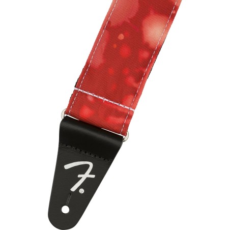 Fender Tie Dye Acid Wash Strap Red