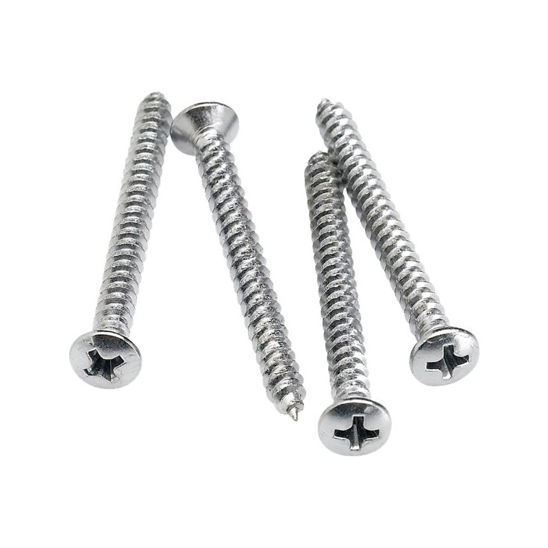Fender Neck Mounting Screws Chrome