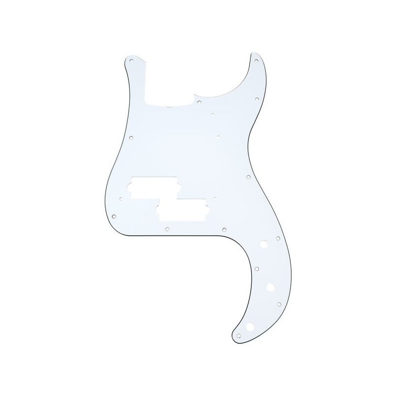 Fender Pickguard Precision Bass 13 Hole W/B/W 3-Ply
