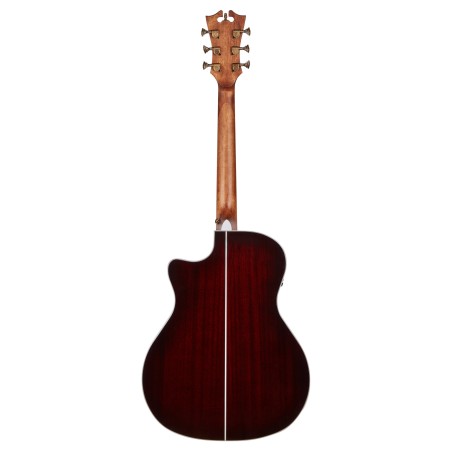 D'Angelico Premier Gramercy Trans Black Cherry Burst