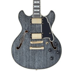 D'Angelico Excel Mini DC Black Dog