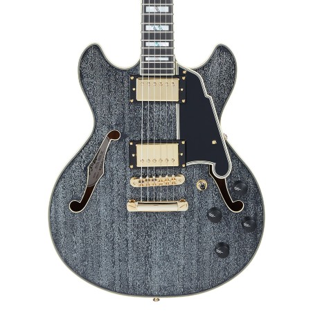 D'Angelico Excel Mini DC Black Dog