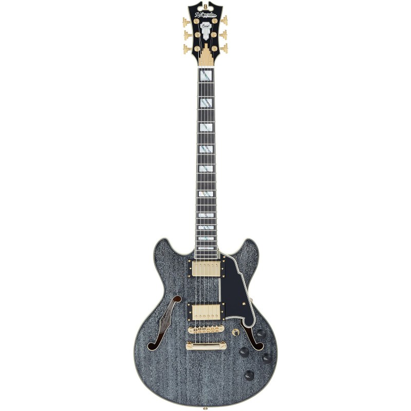 D'Angelico Excel Mini DC Black Dog