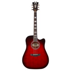 D'Angelico Premier Bowery Trans Black Cherry Burst