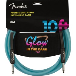 Fender Professional Glow in the Dark Cable 3 Blue