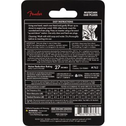 Fender Musician Series Ear Plugs Black