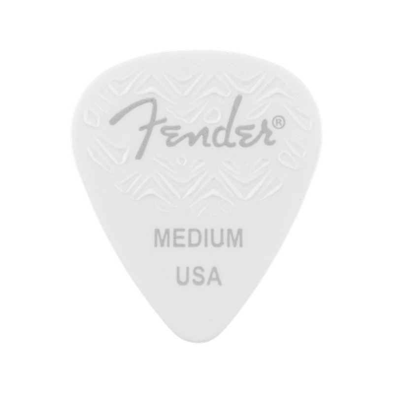 Fender 351 Grip White Picks Medium