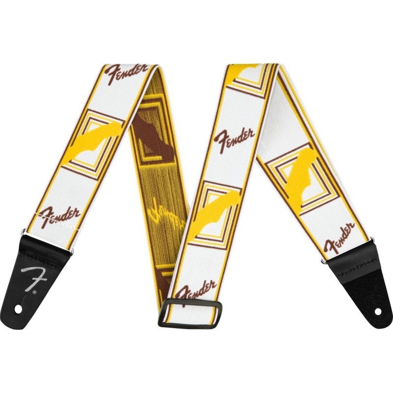 Fender Weighless Strap Mono W/B/Y