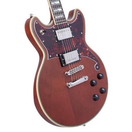 D'Angelico Deluxe Brighton Matte Walnut