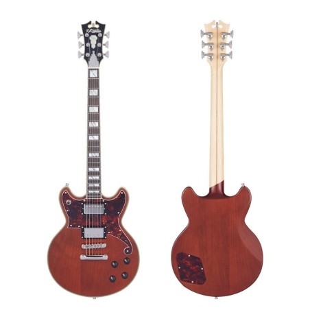 D'Angelico Deluxe Brighton Matte Walnut