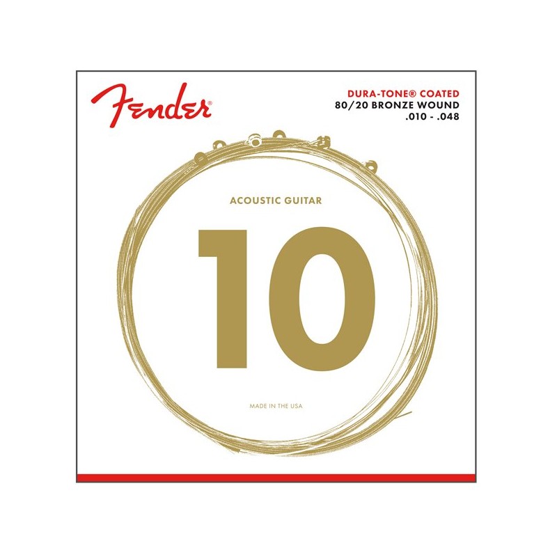 Fender 880XL Dura-Tone 80/20 Coated 10-48