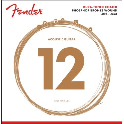 Fender 860L Dura-Tone PB Coated 12-53