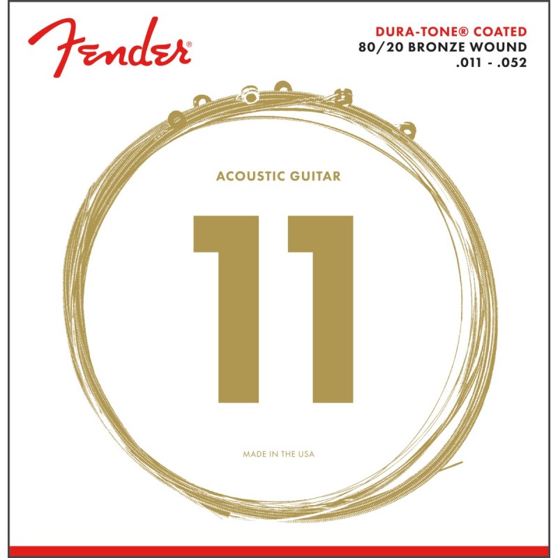 Fender 880CL Dura-Tone 80/20 Coated 11-52