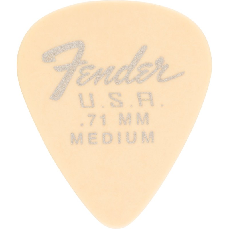 Fender Dura-Tone 351 Picks 0.71 Olympic White